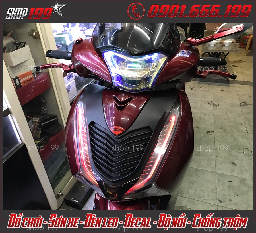 Photo: Đồ chơi đèn Led xi nhan Audi 2 màu độ cho xe Honda SH 2018 2019 2020 150i 125i giá rẻ tại Tp.HCM.