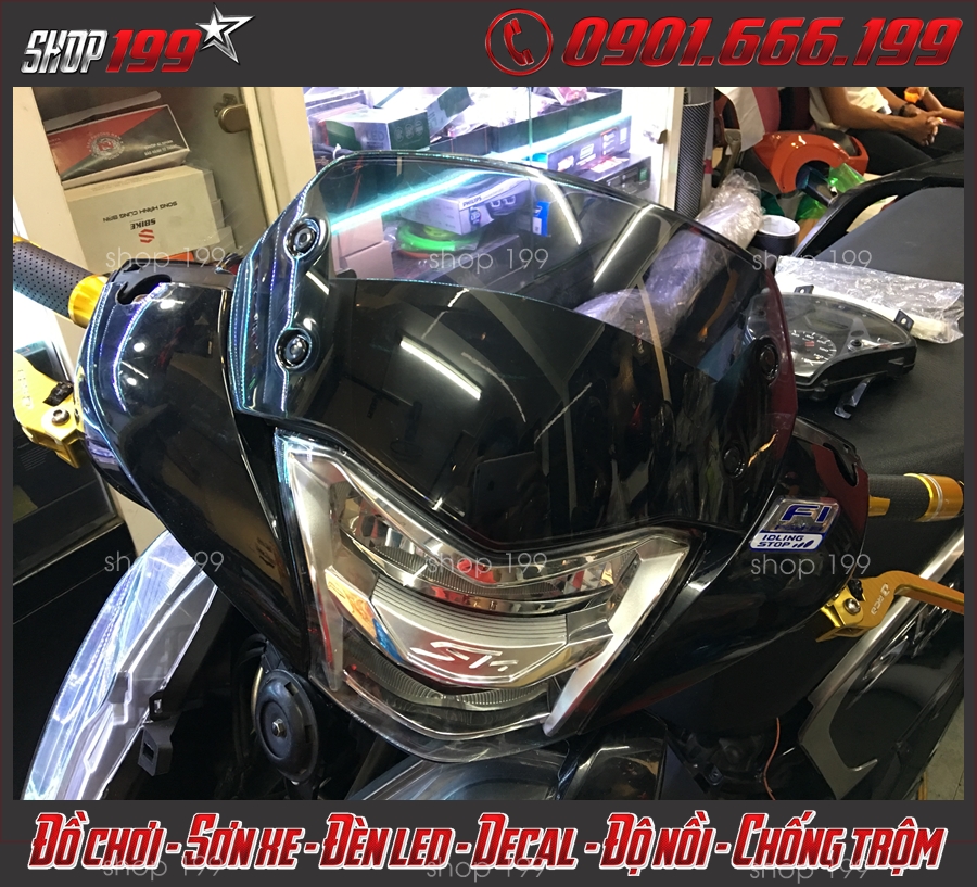 Hình ảnh: Kính chắn gió là loại phụ tùng cần có của xe Honda SH 2018 2019 2020 150i 125i không chỉ có tác dụng chắn bụi mà còn giúp xe bạn sang hơn.