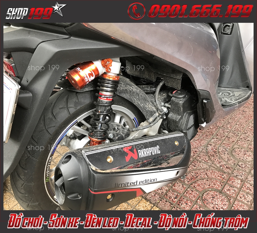 Image: Phụ kiện ốp pô 300i độ xe SH 2018 2019 2020 150i 125i giá rẻ tại Tp.HCM.