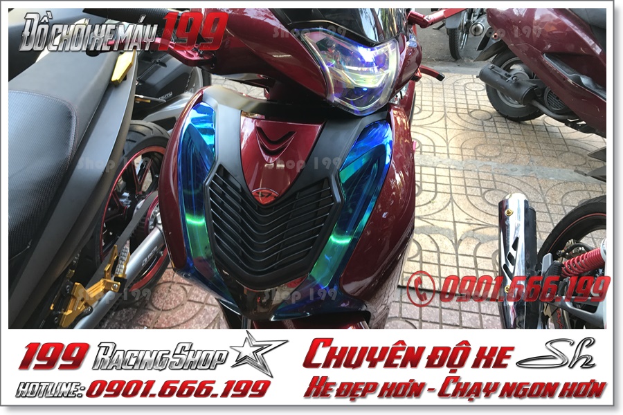 Hình đại diện về phụ kiện trang trí Mặt nạ 2018 2019 2020 kiểu phổ thông chế cực rẻ nhất dành cho xe sh 2018 2019 2020 mẫu 150i 125i khu vực SG